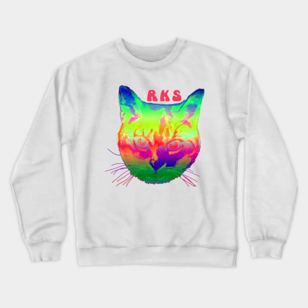 rainbow kitten 4 Crewneck Sweatshirt by IJUL GONDRONGS